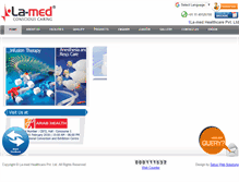 Tablet Screenshot of lamed.in